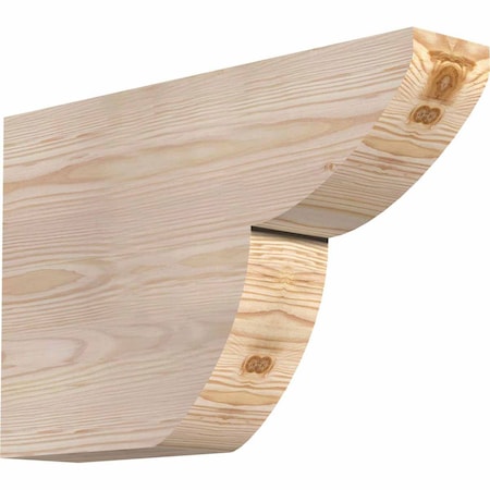 Ekena Millwork Crestline Smooth Rafter Tail, Douglas Fir, 3 1/2"W x 12"H x 18"L RFT04X12X18CRE00SDF